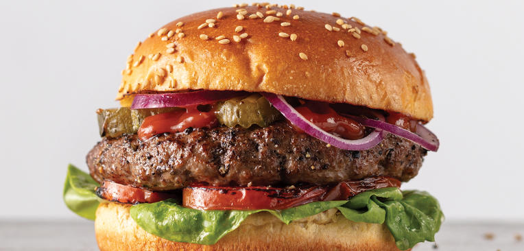 gourmet steak burger