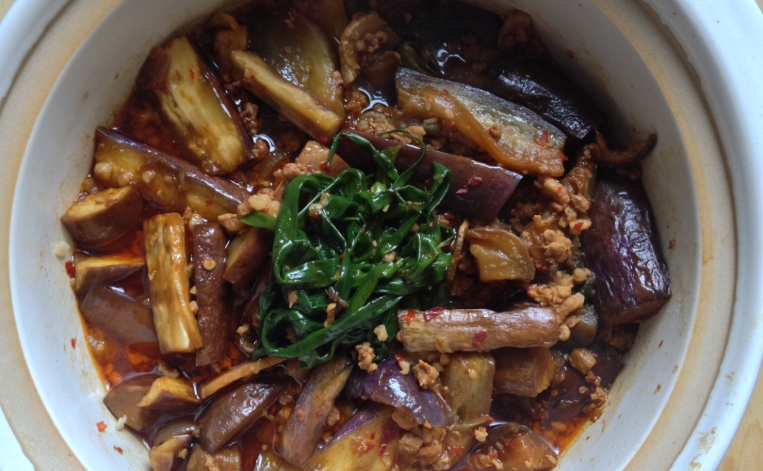 braised eggplant with minced pork recipe