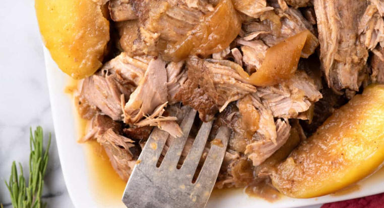 apple braised pork