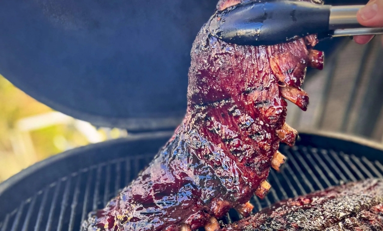 braised country style pork ribs with cabbage