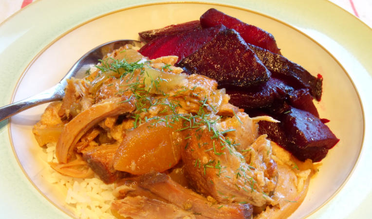 apple braised pork chops