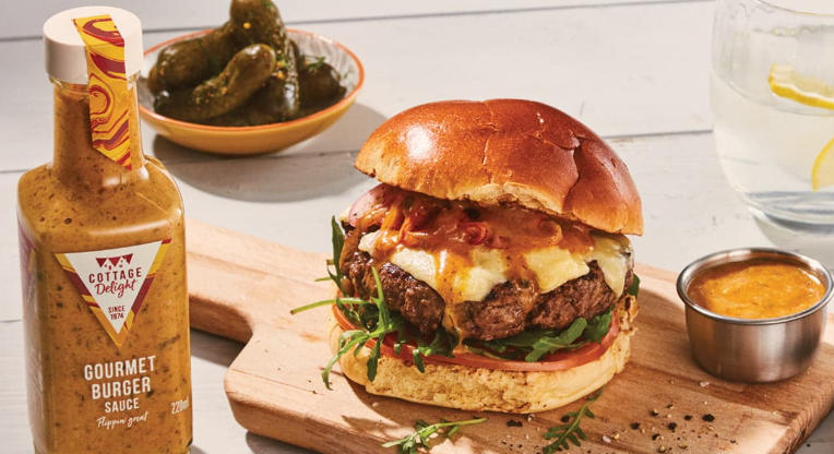 gourmet hamburger patties