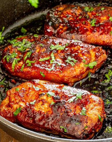 asian braised pork chops