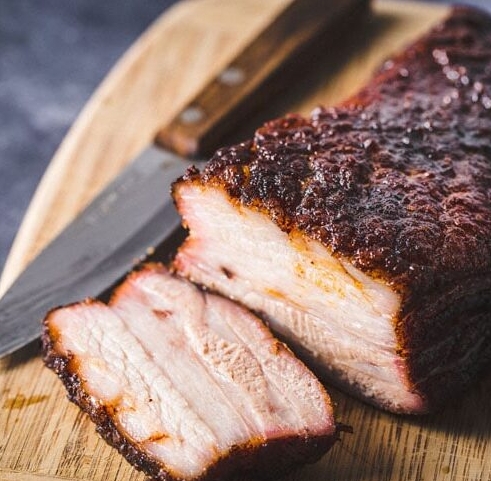 braided pork belly