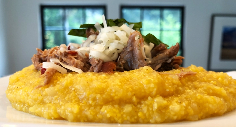 braised pork and potatoes