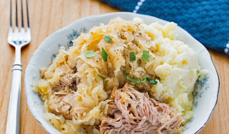 braised pork and sauerkraut