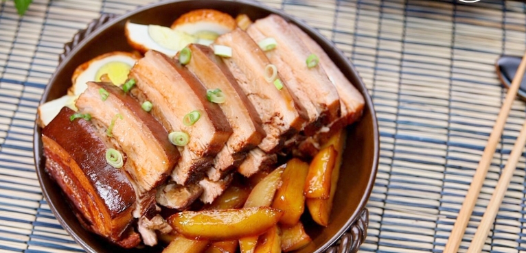 braised pork ribs with yam recipe