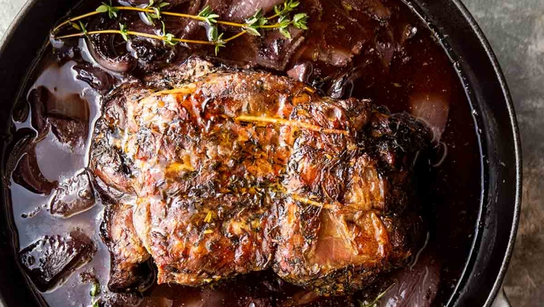 braised pork shoulder steak