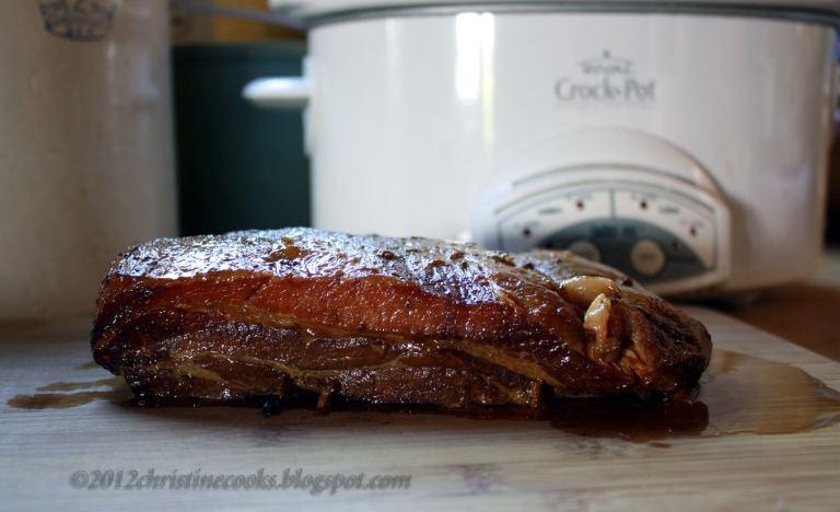 braised pork crock pot