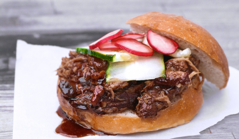braised pulled pork shoulder