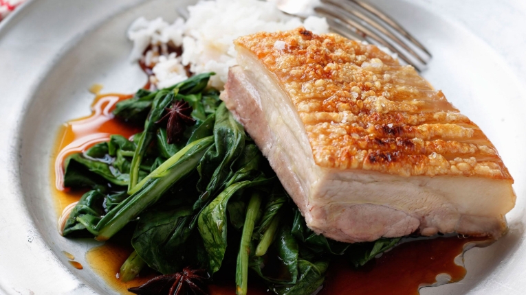braised pork with vegetables