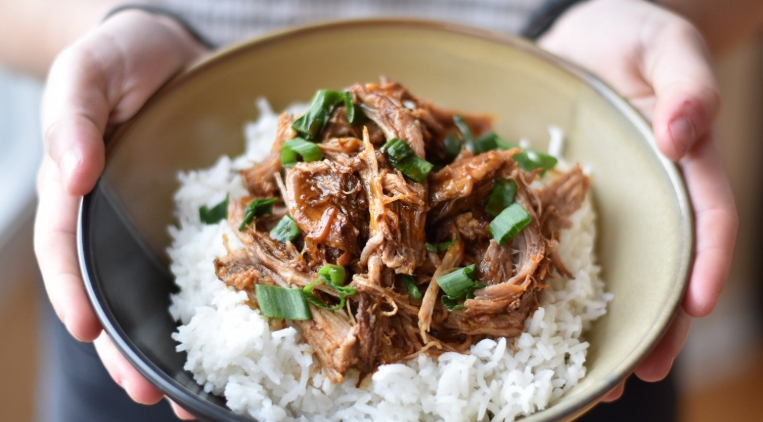 honey soy braised pork with lime and ginger