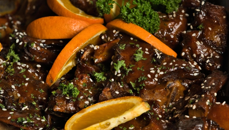 citrus braised pork