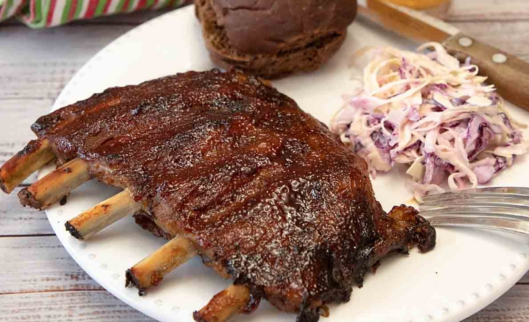 country style ribs in a dutch oven