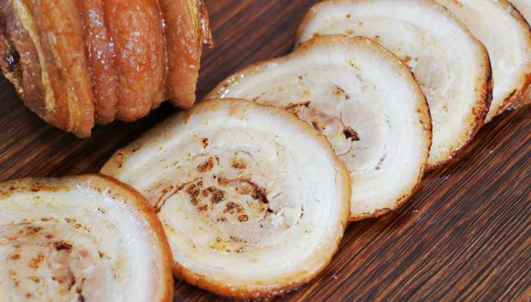 braised yam with pork belly