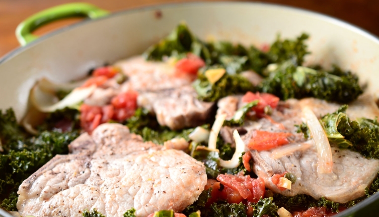 poached pork chops