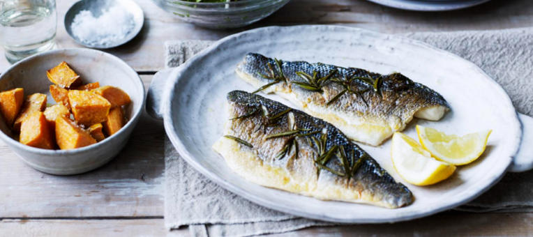 baked sea bass fillet recipe with lemon