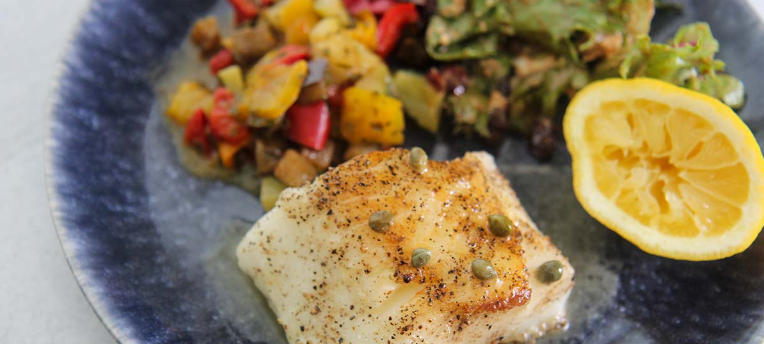 baked chilean sea bass with capers