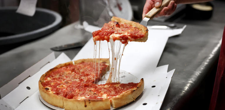 The Story Behind the Chicago Deep-Dish Pizza